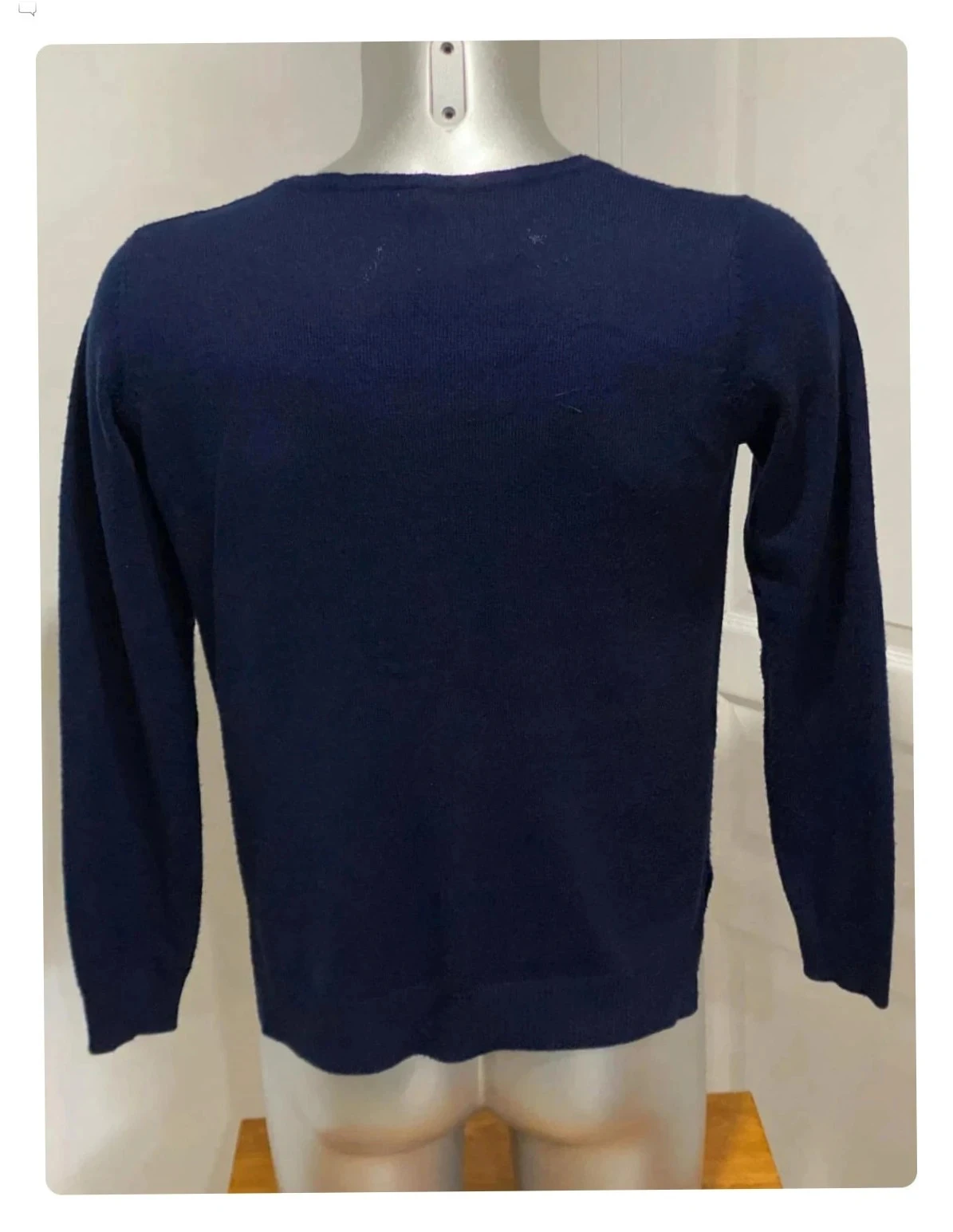 Jersey de cuello en V para hombre Tissaia Basics talla 42/44 azul marino – photo 4